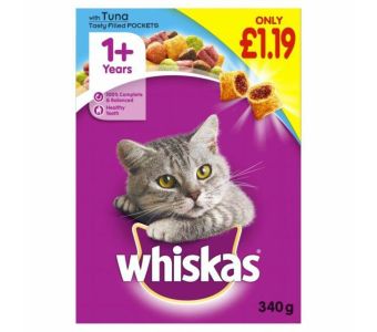 Whiskas Cat Food 340gm With Tuna