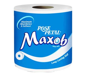 Rose Petal Maxob 4'S Toilet Roll