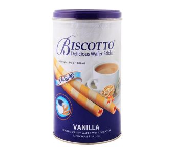 Biscotto Delicious Wafer Sticks 370gm Box (vanilla)