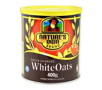 NATURE'S OWN Quick Cooking White Oats, 400g, Tin