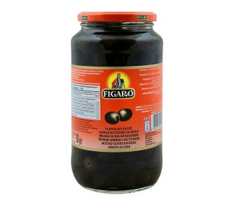 FIGARO Plain Black Olives 920g