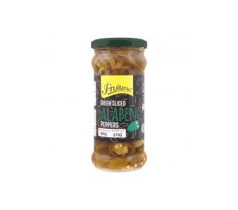 FRUITAMINS Green Sliced Jalapeno Peppers 370g