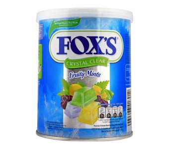 Foxs Crystal Clear Passion Mint Candy 180g Tin