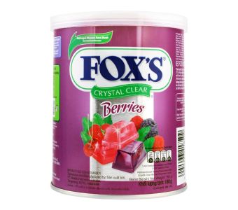 FOX'S Crystal Clear Berries Candy 180g Tin