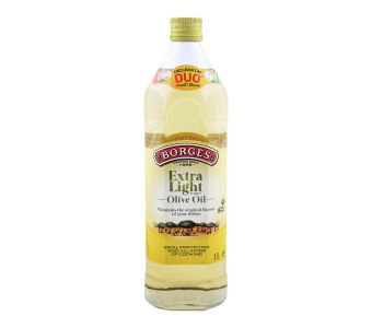 BORGES Extra Light Olive Oil Bottle 1Ltr