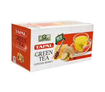 TAPAL Green Tea Ginger Honey - 30 bags