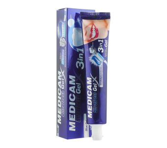 Medicam Tooth Paste 75gm 3 in 1 Blu Gel