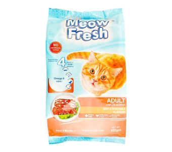 MEOW FRESH Adult Beef & Vegetable Flavor 450g