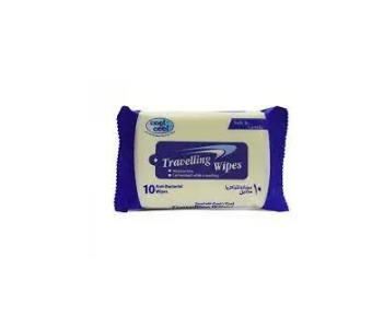 Cool&Cool Travelling Wipes Antibacterial 10S