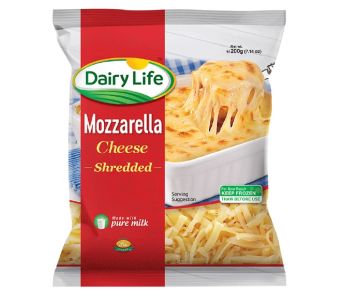 DAIRY LIFE mozerela cheesse shreded 200gm