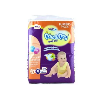 Me & My Magic Diapers 56 Pcs Xl