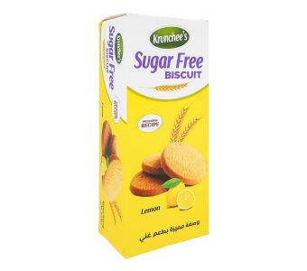 Krunchee's Sugar Free Lemon Biscuit, 100g
