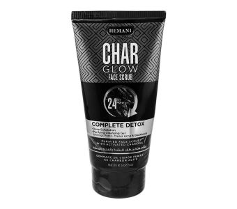 Hemani char glow face scrub 150ml