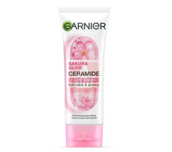 Garnier sakura glow ceramide face wash 100ml