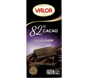VALOR 82% Cocao Supreme Dark Chocolate 100g