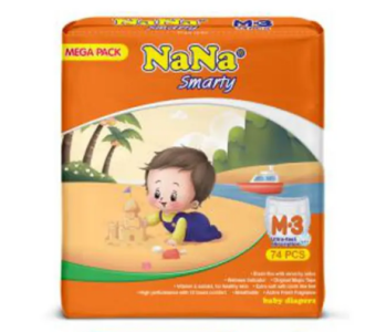 Nana Diapers Mega Medium 74Pcs