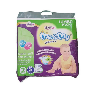 Me & My Magic Diapers 80Pcs Small