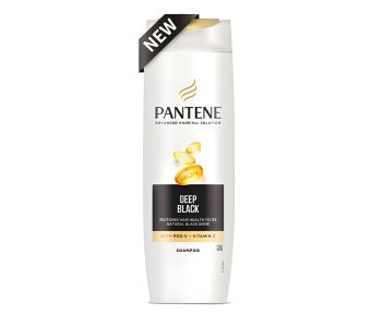 pantene deep black shampoo 185ml