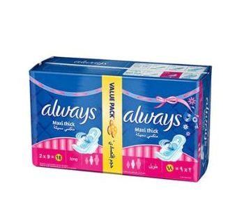 ALWAYS T3 duo pack pad - 18 Pcs