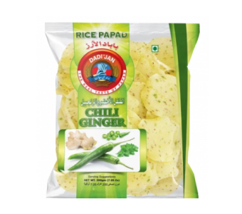 Dadi Jan Rice Papad Chilli Ginger
