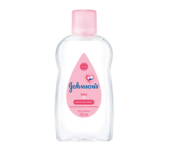 Johnsons Baby Oil 125ml Pink