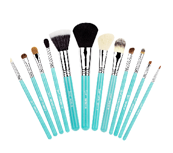 Makeup Tools Brush Sets Cyan