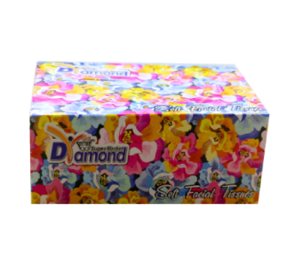 Diamond Pop Up Junior Tissue 80X2 Ply Mini Box