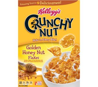 Kelloggs crunchy nut honey & flakes 500g