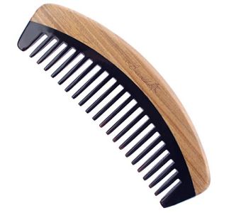 Brown Wooden Hair Comb 1s