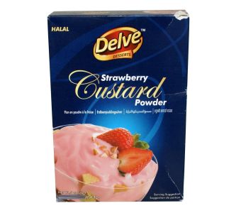 Delve Custard Strawberry 250g