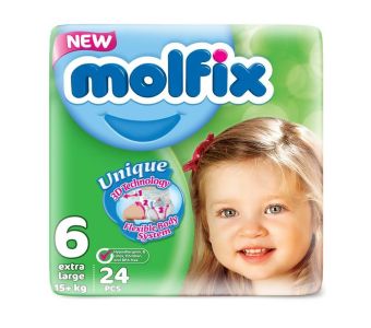 MOLFIX diapers xl-twin 24pcs 6no