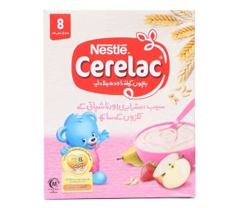 NESTLE - cerelac cereal strawberry and apple 175gm