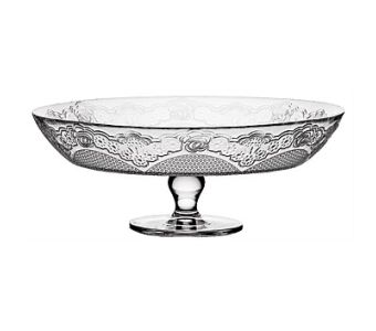 Pasabahce Footed Lacy Service Plate 1s