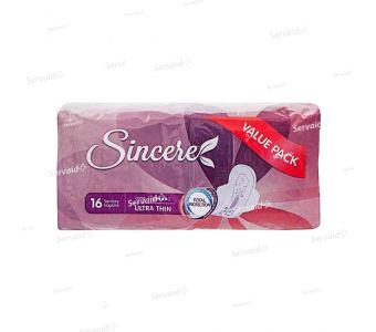 SINCERE ultra thin 16 napkins