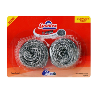 Spontex Spiral Blister Pack of 2