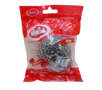 Almas Dish Wash Stainless Steel Spiral Pouch 1s