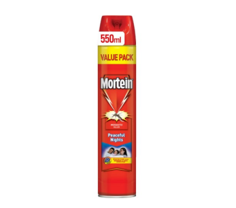 Mortein Peaceful Nights 8H 550Ml Spray Mosquitoes