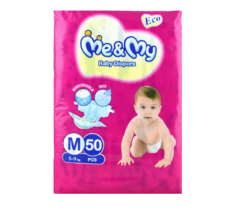 Me & My Diapers 50Pcs Med