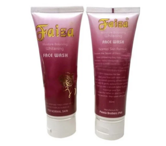faiza moisture balancing whitening face wash 60ml