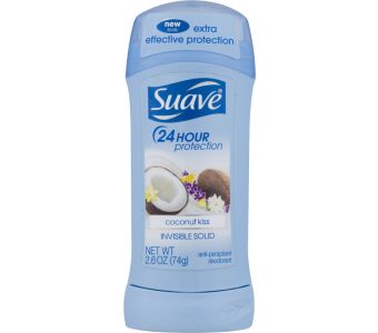 SUAVE Coconut Kiss Deodorant Stick Cruely Free