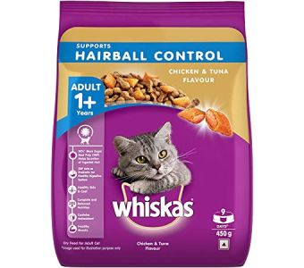 WHISKAS - Cat food Chicken & Tuna pouch 450gm