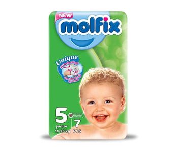 MOLFIX diapers junior small 7pcs 5no