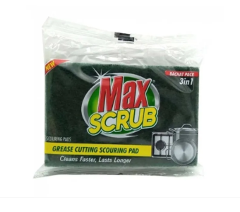 Max Scrub Scouring Pad Bachat Pack 3in1 Large