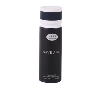 Hiba's Body Spray 200ml Save Age