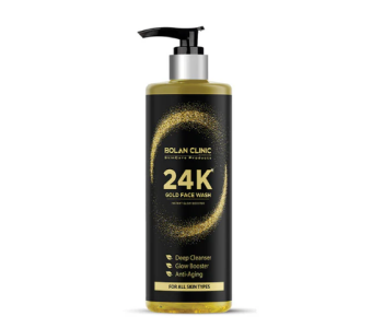 bolan clinic 24k gold face wash 200ml