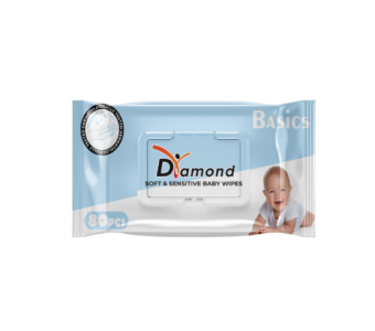 Diamond Basic Baby Wipes 80s