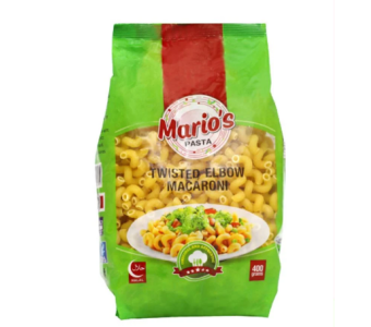 Mario's Twisted Elbow Macaroni 400GM Pouch