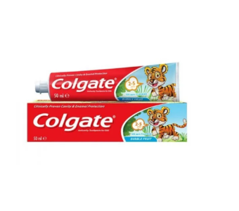 Colgate Tooth Paste Kids 50Ml Bubblr Fruit