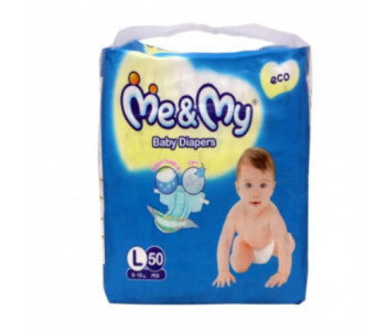 Me & My Diapers 50Pcs Large
