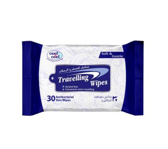 COOL & COOL travelling wipes 30s